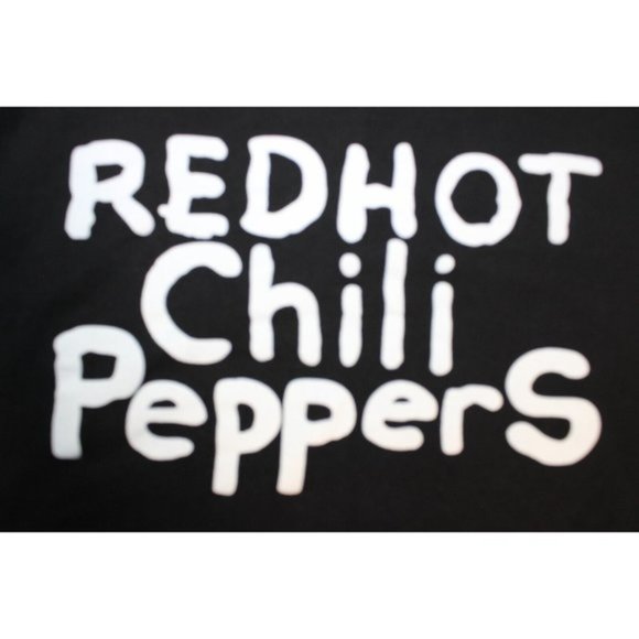Concert Red Hot Chilli Peppers Shirt Mens M Medium Black Graphic Band Music Rock - Picture 5 of 5